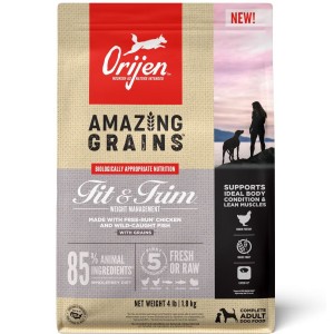 Orijen Amazing Grains™, Fit & Trim Grain Inclusive Dry Dog Food 4lb / 1.8kg | 38562-CJMF