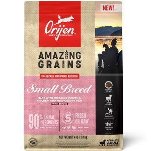 Orijen Amazing Grains™, Small Breed Grain Inclusive Dry Dog Food 4lb / 1.8kg | 92761-RJXE