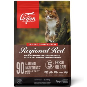 Orijen Regional Red™ Grain Free Dry Cat Food 4lb / 1.8kg | 70981-UPCV