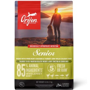 Orijen Senior Grain Free Dry Dog Food 4.5lb / 2kg | 37590-SBQA