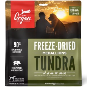 Orijen Tundra, Freeze-Dried Food Medallions Grain Free Freeze-Dried Dog Food 6oz / 170g | 51879-YNQH