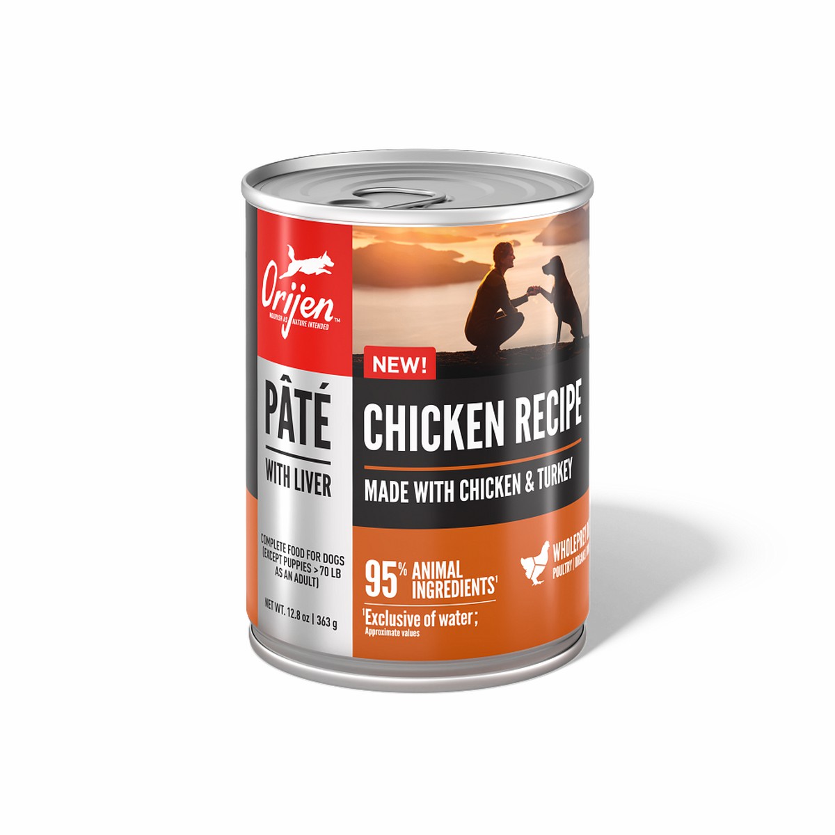 Orijen Chicken Recipe Pâté with Liver Grain Free Wet Dog Food 12.8oz*12 / 363kg | 98576-HKAQ