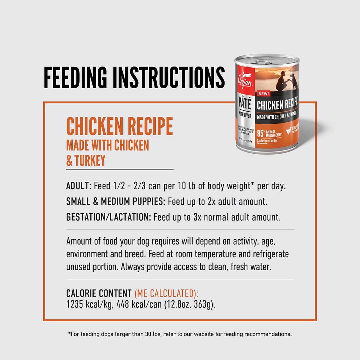 Orijen Chicken Recipe Pâté with Liver Grain Free Wet Dog Food 12.8oz*12 / 363kg | 98576-HKAQ