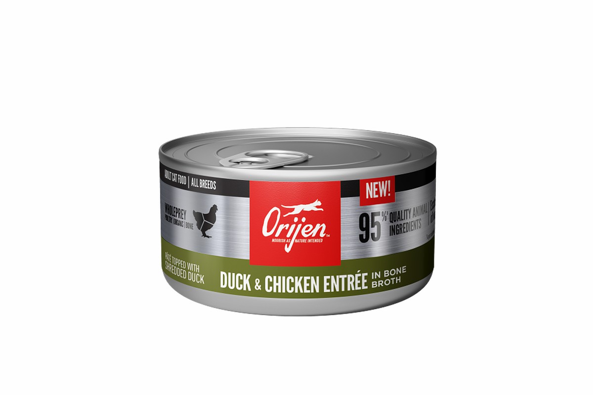 Orijen Duck & Chicken Entree Wet Cat Food Grain Free Wet Cat Food 3oz*24 / 85g*24 | 82619-VKIO