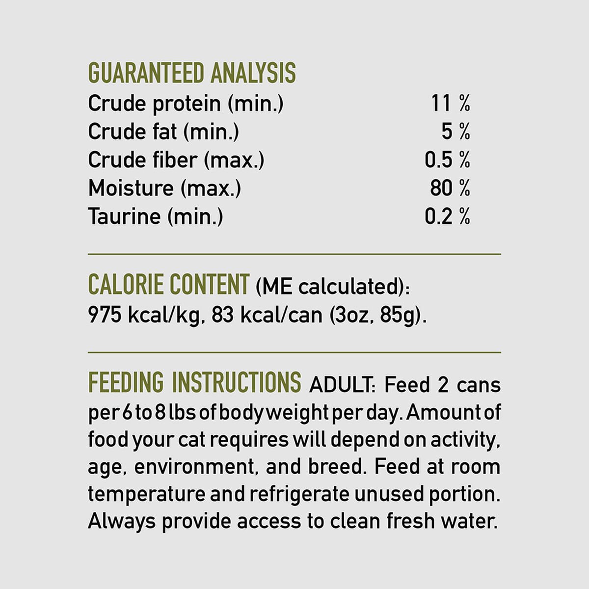 Orijen Duck & Chicken Entree Wet Cat Food Grain Free Wet Cat Food 3oz*24 / 85g*24 | 82619-VKIO