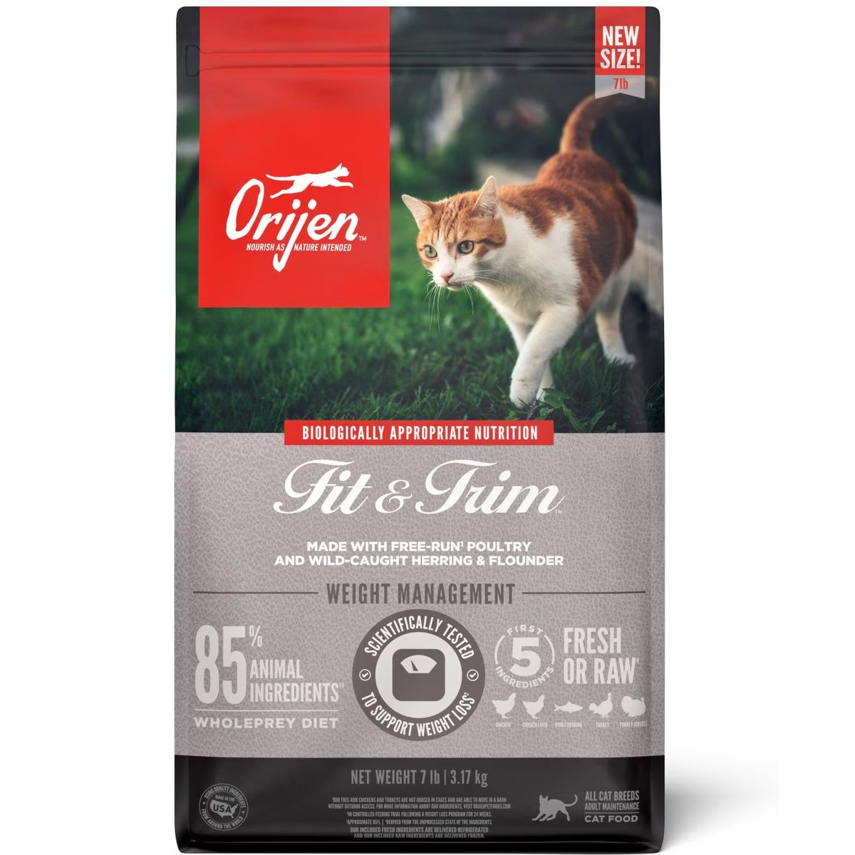 Orijen Fit & Trim™ Grain Free Dry Cat Food 7lb / 3.17kg | 52796-EXNS