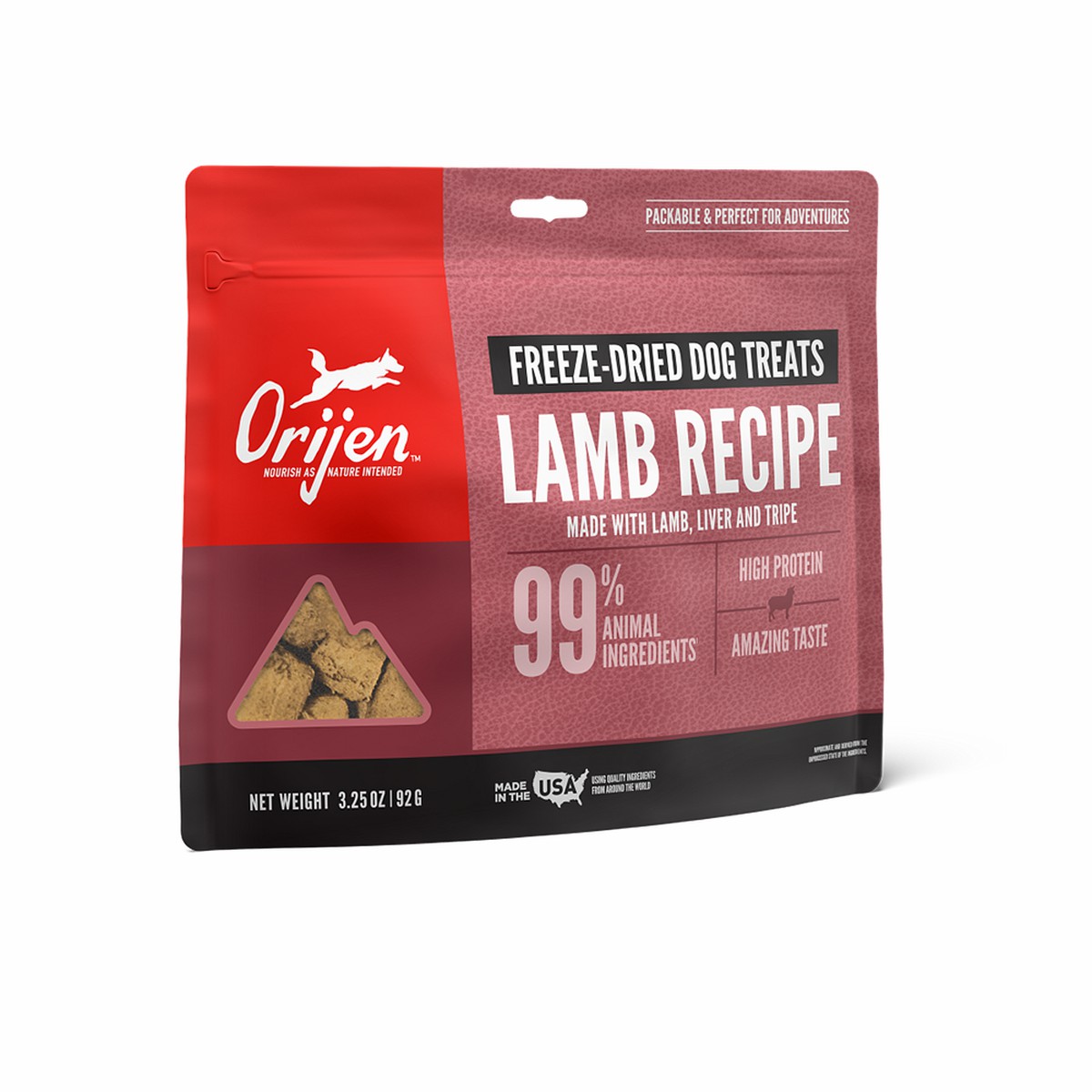 Orijen Lamb Recipe Free Freeze-Dried Dog Treats 3.25oz / 92g | 78653-KJNZ