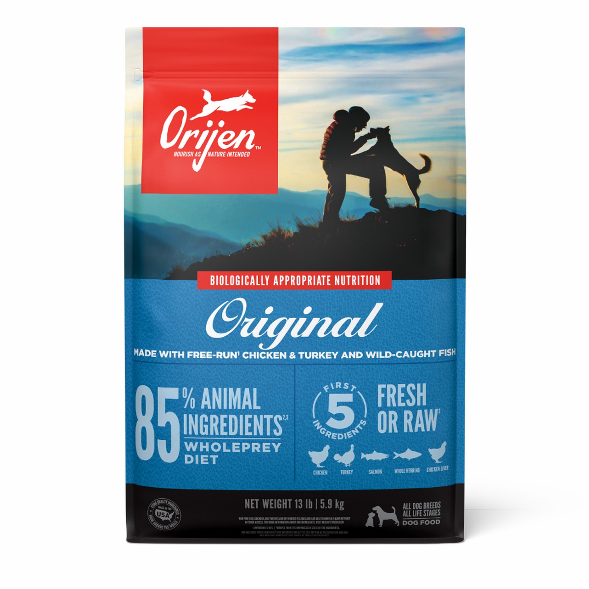 Orijen Original Grain Free Dry Dog Food 13lb / 6kg | 53718-IMUT