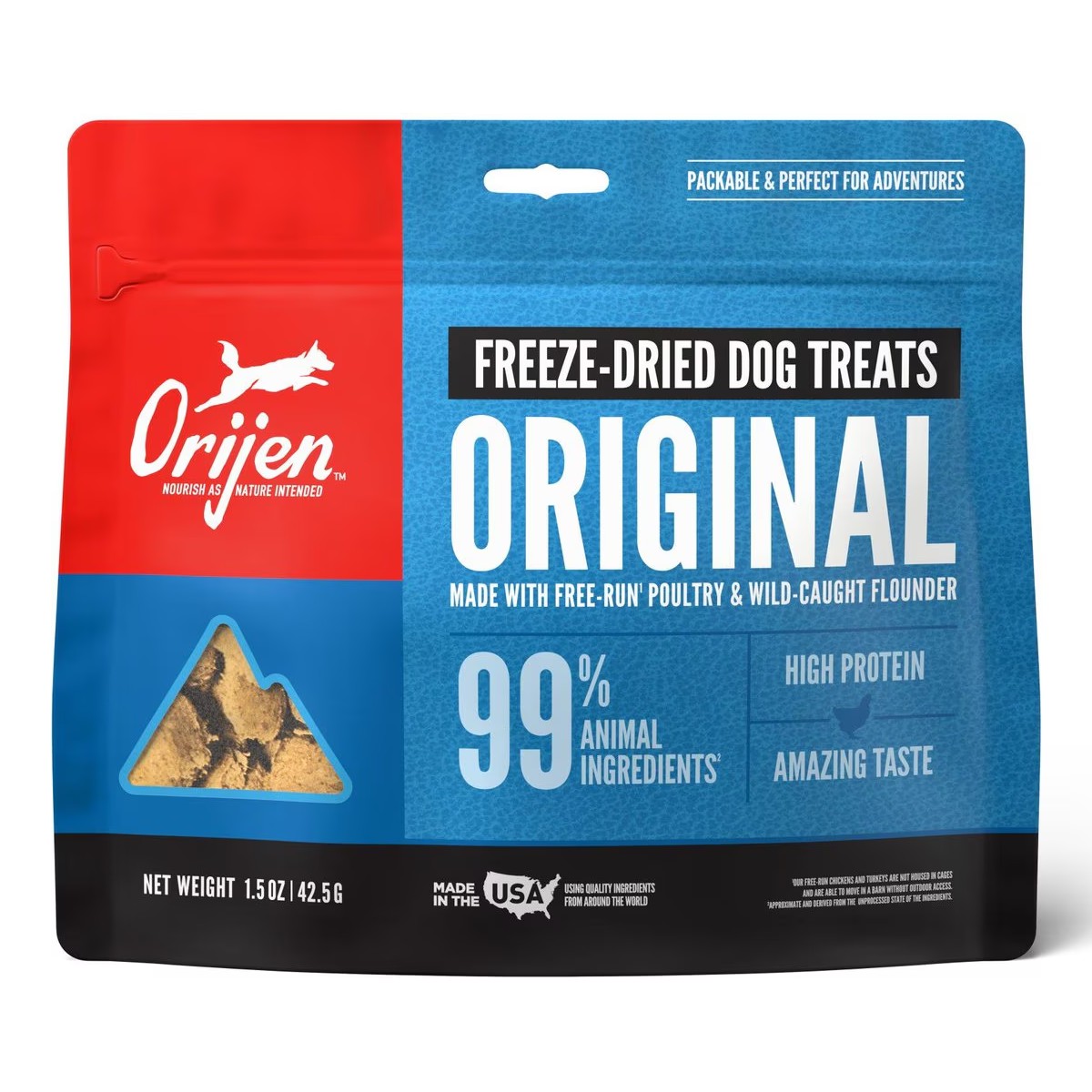 Orijen Original Free Freeze-Dried Dog Treats 1.5oz / 42.5g | 62318-QUCE