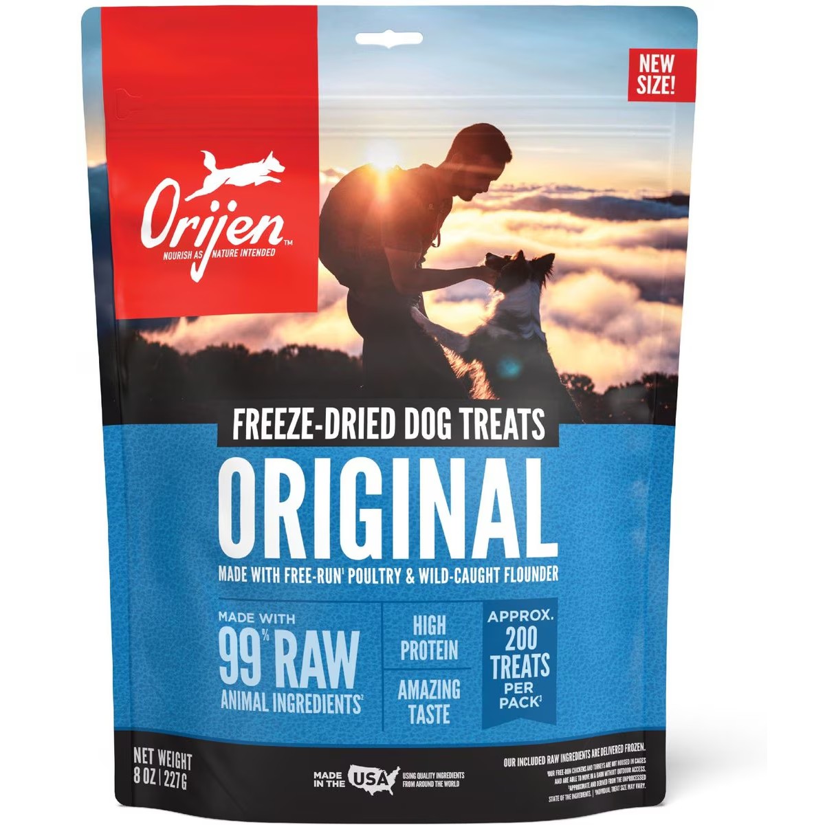 Orijen Original Free Freeze-Dried Dog Treats 8oz / 227g | 72064-CISH