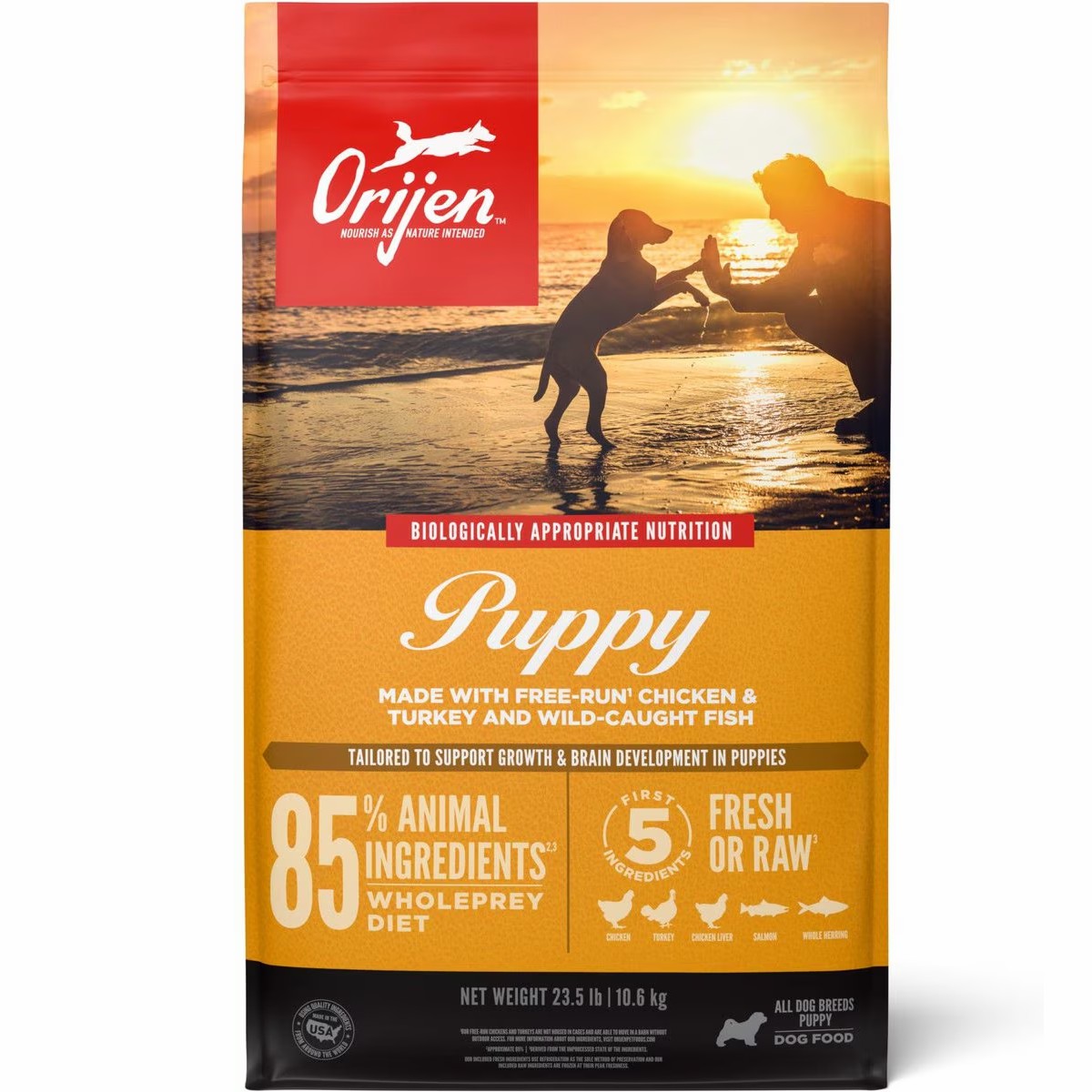 Orijen Puppy Grain Free Dry Dog Food 23.5lb / 10.6kg | 61928-IPQC