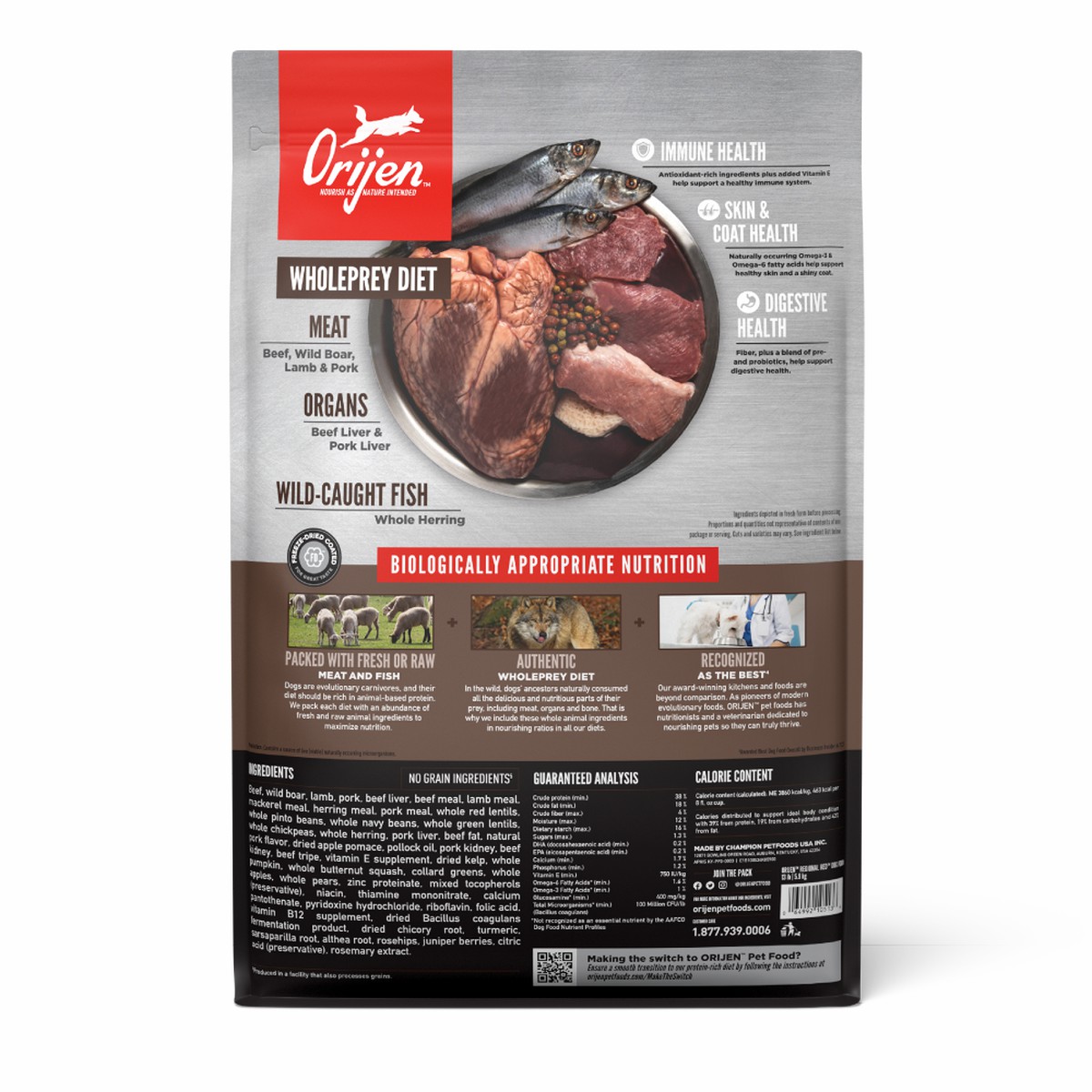 Orijen Regional Red™ Grain Free Dry Dog Food 4.5lb / 2kg | 37859-SBVW