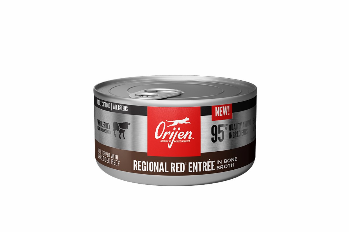 Orijen Regional Red Entrée Wet Cat Food Grain Free Wet Cat Food 3oz*24 / 85g*24 | 04372-BFMD