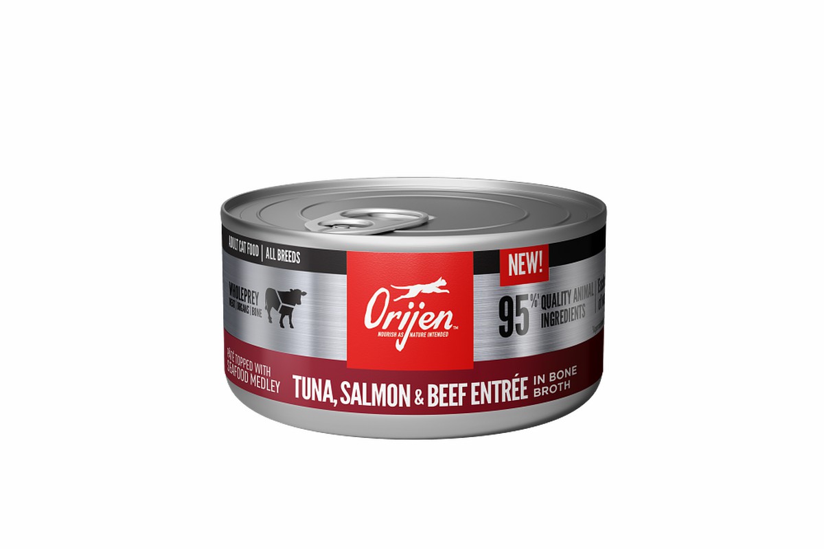 Orijen Tuna, Salmon & Beef Entrée Wet Cat Food Grain Free Wet Cat Food 3oz*24 / 85g*24 | 42507-ZUAX