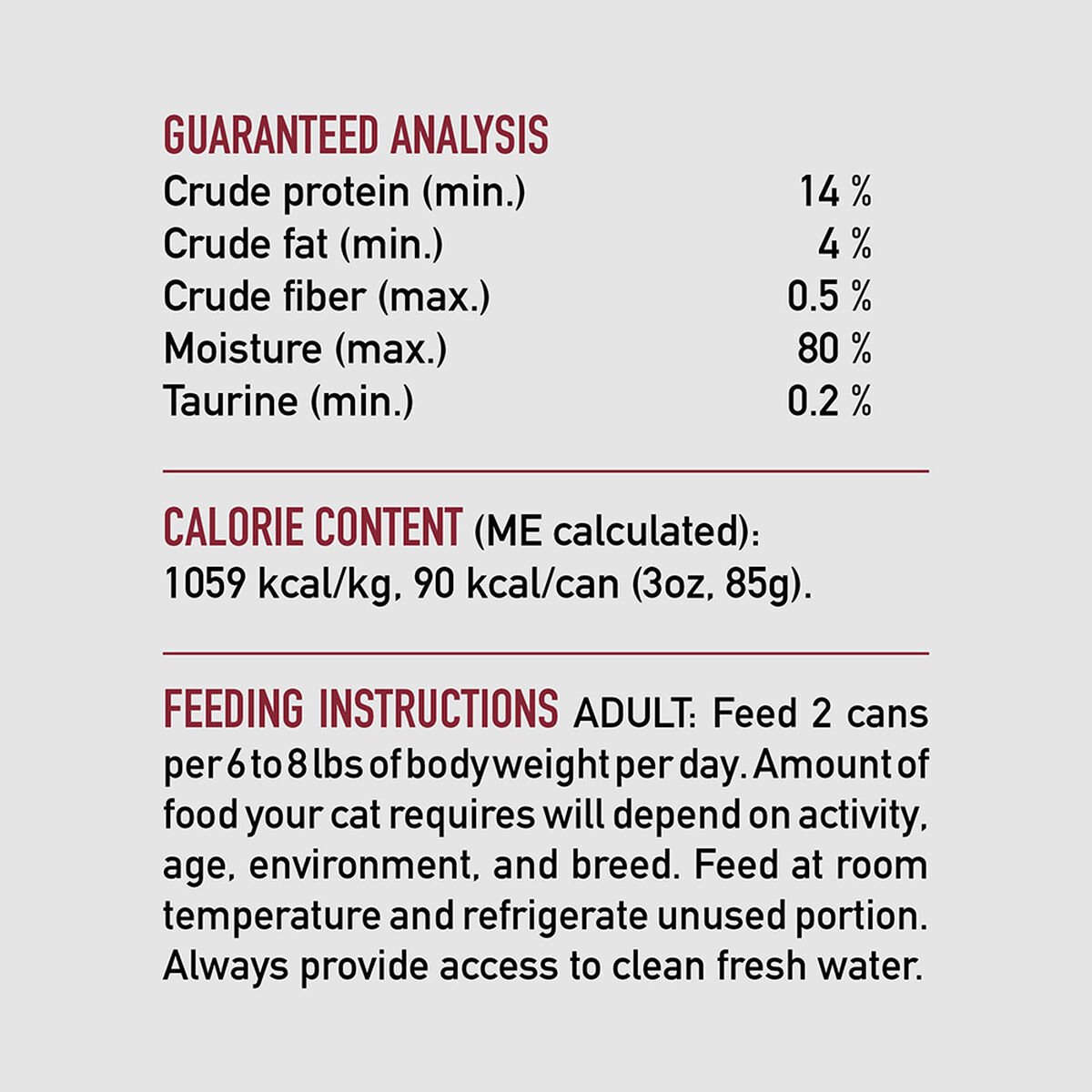 Orijen Tuna, Salmon & Beef Entrée Wet Cat Food Grain Free Wet Cat Food 3oz*24 / 85g*24 | 42507-ZUAX