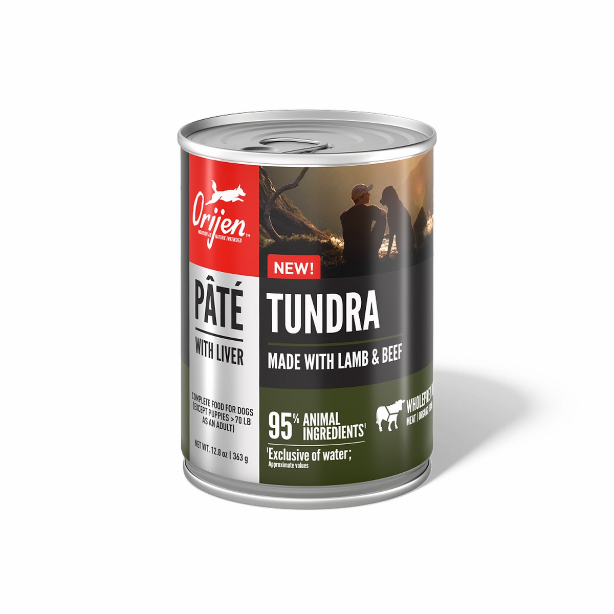 Orijen Tundra Pâté with Liver Grain Free Wet Dog Food 12.8oz*12 / 363kg | 03591-MPTR